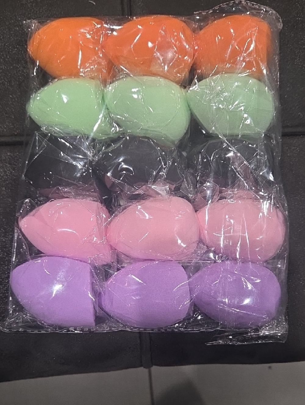 15 Pcs Multi-Color Individually Wrapped Makeup Sponge Set - Picture 8 of 8